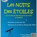 Affiche Nuits des étoiles 2024 hanau Astronomie